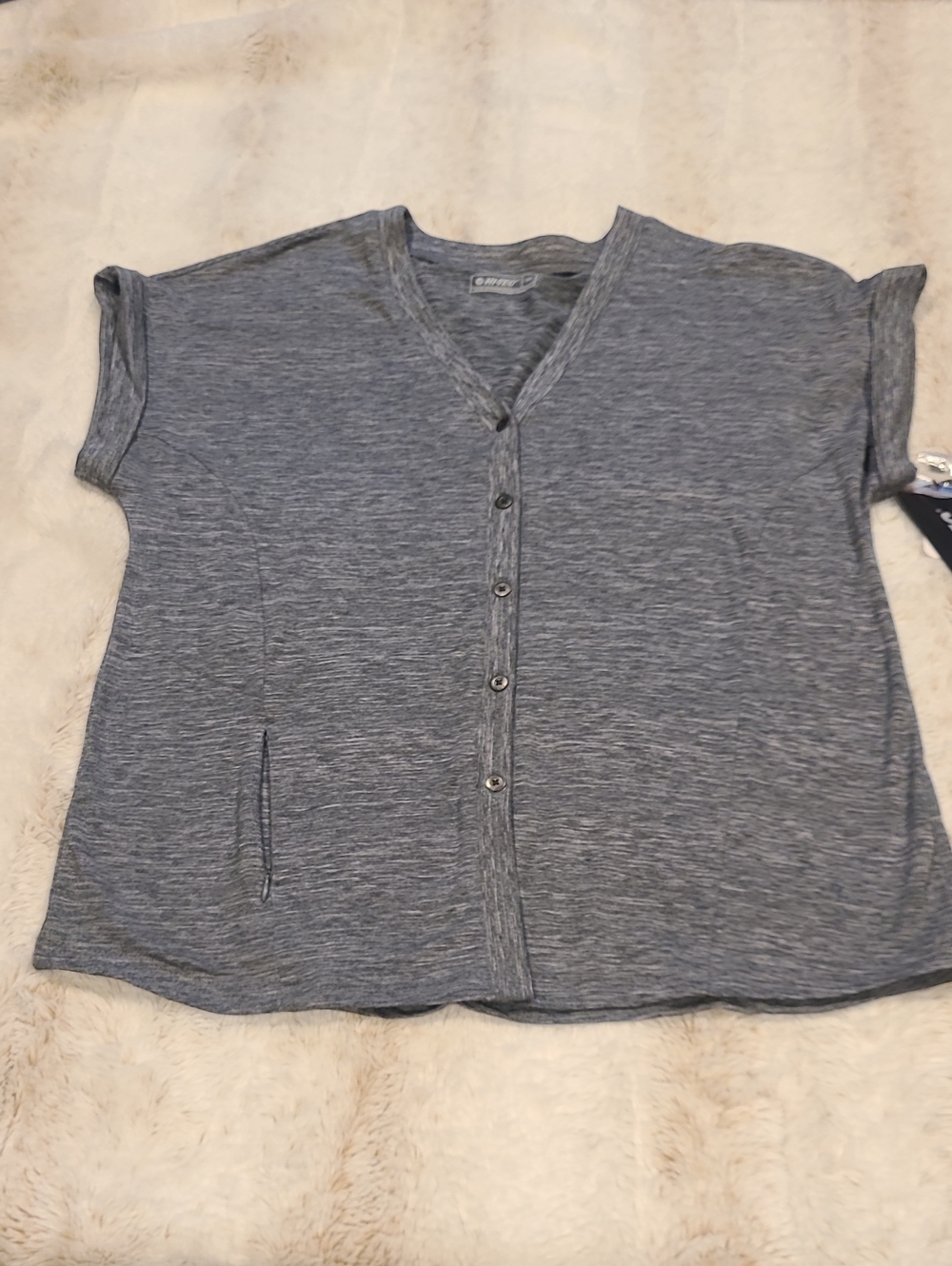 Hi-Tec Heathered Gray Active Tee